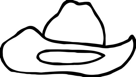 Cowboy Hat Coloring Page Coloring Pages