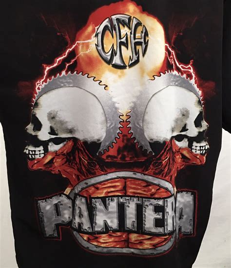 Pantera By Dragonfly Cfh Cowboys From Hell Button Up Gem