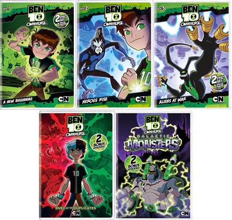 Buy Ben 10 Omniverse Cartoon Network Tv Series Volumes 1 5 Dvd