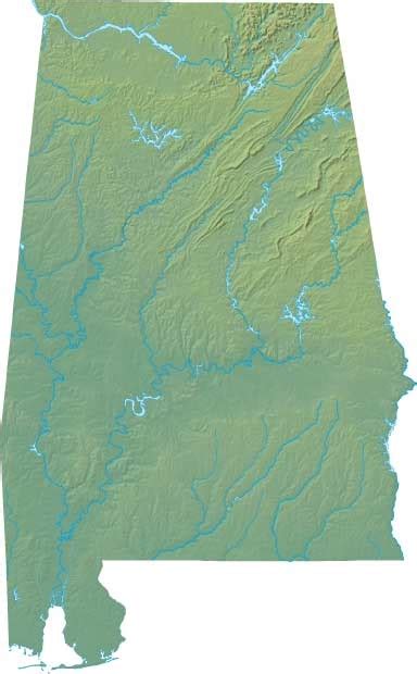 State Topographies Map United States Whatsanswer