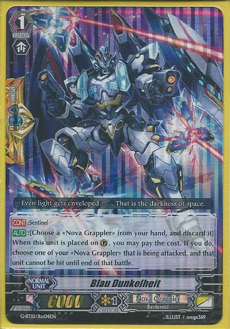 G Bt10re04 Blau Dunkelheit Triple Rare Rrr Cardfight Vanguard