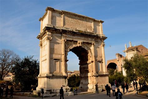 Arch Of Titus 82 Ad Rome The Arch Of Titus Has Provided The General