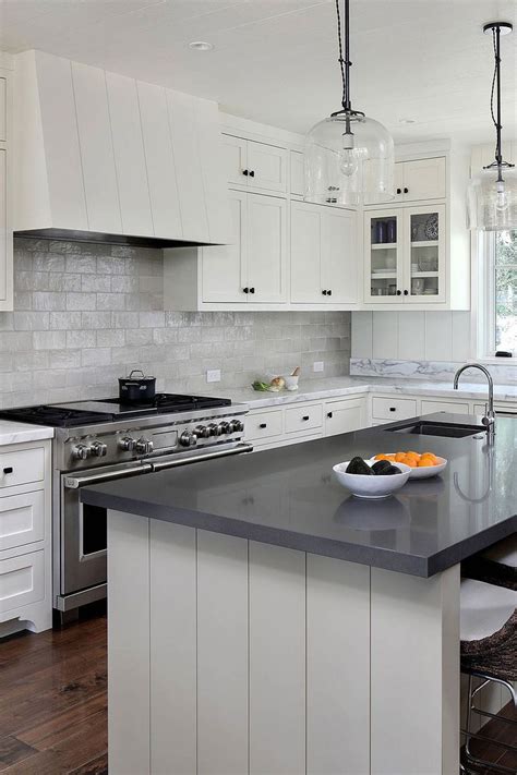 50 Black Countertop Backsplash Ideas Tile Designs Tips Advice