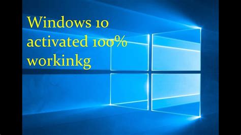 Windows 10 100 Activated Working Very Easy Simple Trick 2020 Youtube