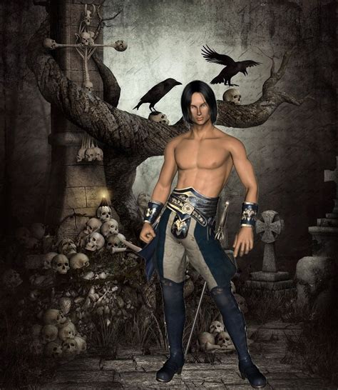 Male Witch And His Ravens Wiccan Pagan Male Witch Traditional