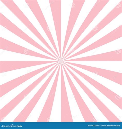 Abstract Starburst Background From Radial Stripes Vector Illustration