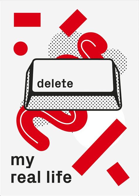 “delete my real life” by alina rybacka gruszczyńska poland 2018 digital print 1000 x 700