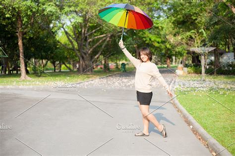 Women Holding Umbrella Umbrella Women Photo