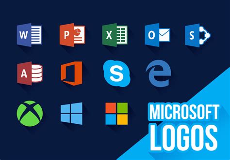 Microsoft Icons New Logos Vector Vector Art At Vecteezy Riset