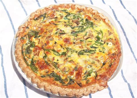 Amazing Spinach And Mushroom Quiche Recipe How To Make Perfect Recipes