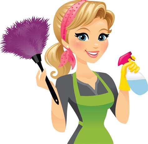Clipart Stock Maid Service Cleaning Clip Art Transprent Cleaning Lady