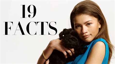 Watch Zendaya 19 Facts About Her 19 Year Old Self Glamour Video
