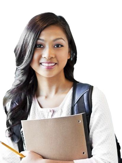 Female College Student Png Image Background Png Arts