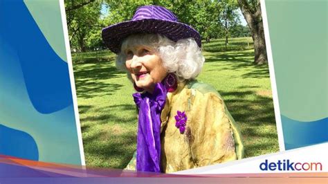 Nenek 91 Tahun Jadi Sensasi Di Youtube Fashion Show Di Belakang Rumah