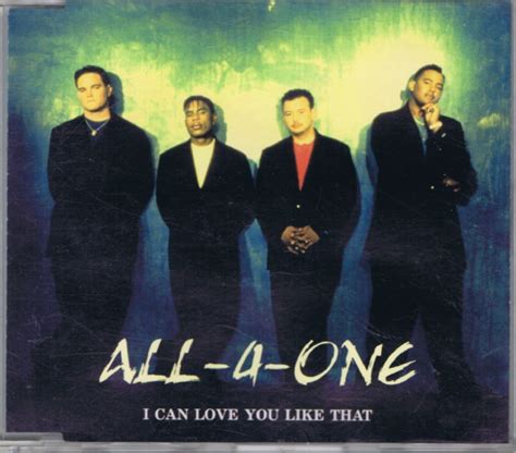 All 4 One I Can Love You Like That 1995 Cd Discogs