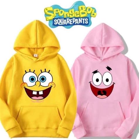 Spongebobpatrick Hoodies Unisex Shopee Philippines