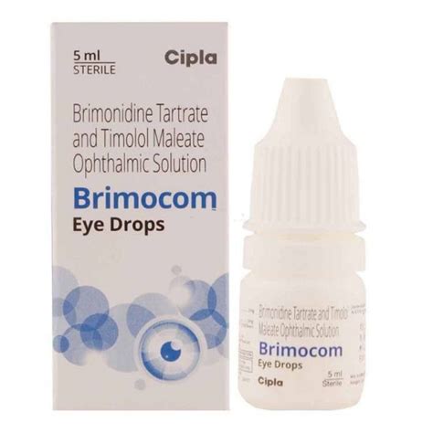 Buy Brimonidine 2mg Timolol Maleate 5mg Online Generic Eye Drop