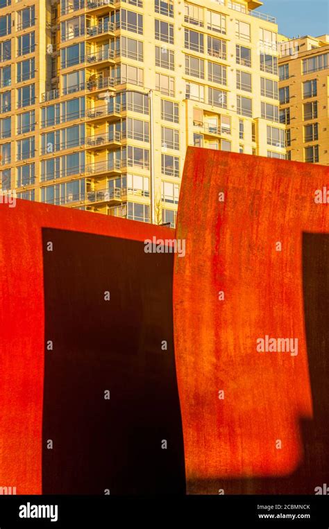 The Wake Is A 2004 Weathering Steel Sculpture By Richard Serra At The