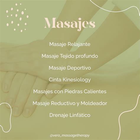¿cuál Masaje Eliges Con Gusto Vero Massage Therapy