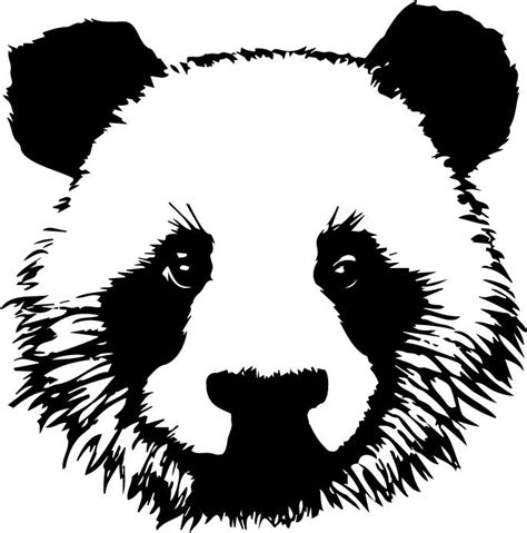 Panda Bear Svg Cut File Vector Etsy Uk