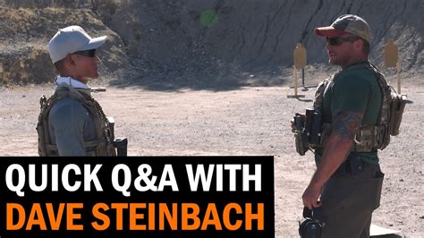 Qanda With Army Ranger Dave Steinbach About Shooting On The Move And