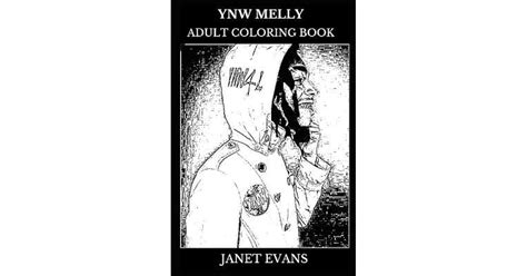 Ynw Melly Adult Coloring Book Controversial Rapper And Legendary Hip