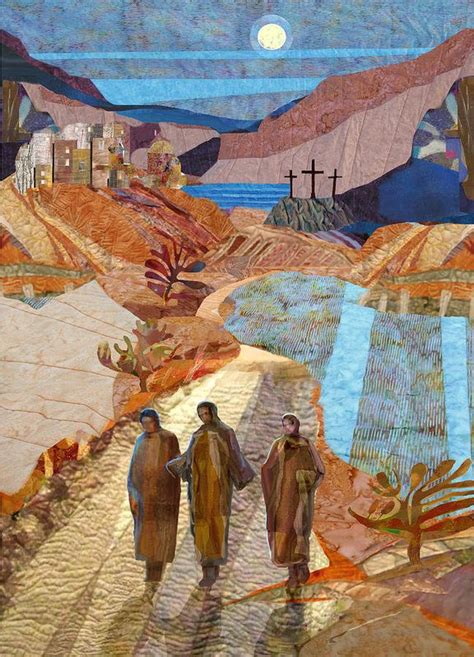 Road To Emmaus Art Print By Michael Torevell In 2020 Jesus Art