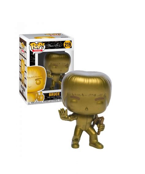Special Edition Bruce Lee Gold Game Of Death Muñeco Funko Pop Vinyl
