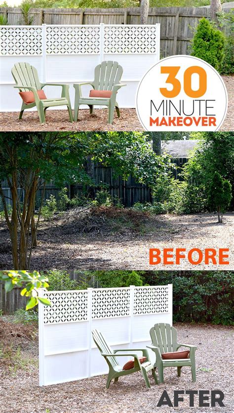 This backyard makeover turned out so ridiculously sweet! 30 Minute Backyard Makeover | Backyard makeover, Backyard ...