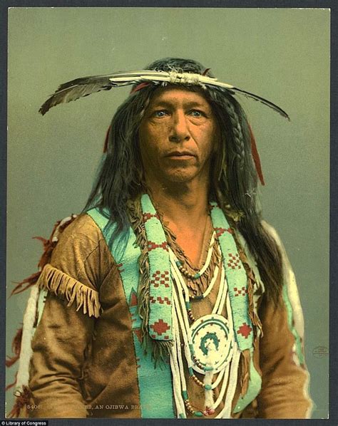 Posing For The Camera Stunning Colored Images Show The Lives Of Native Americans In The 19th