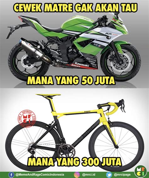 49 Meme Lucu Naik Sepeda Serbameme