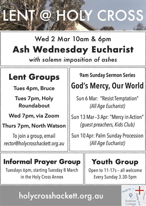 Holy Cross Anglican Church Hackett Following Jesus And Building Community In Canberras Inner
