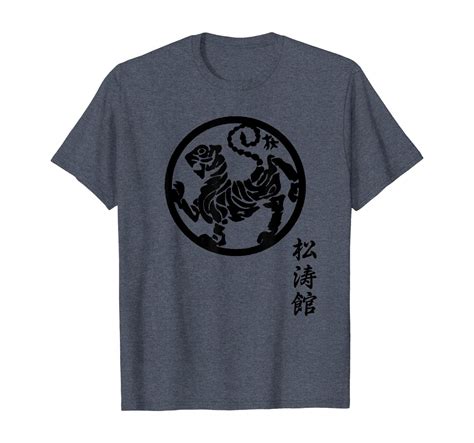 Karate Shotokan Tiger Martial Arts Shotokan Calligraphy T Shirt