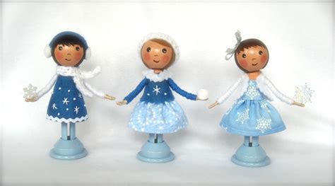 Cotton Candy Dolls Clothespin Dolls
