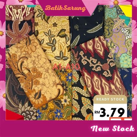 Buy Sarung Batikofy Kain Sarung Batik Siap Jahit Kain Batik Viral Seetracker Malaysia