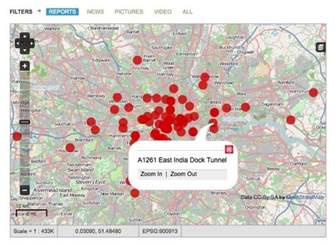 Bbc Using Ushahidis Crowdmap To Plot Tube Strikes Media News