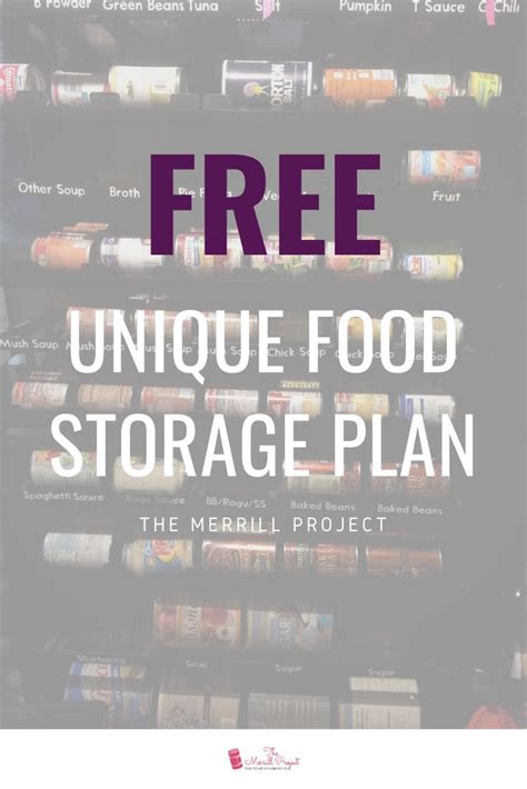 While it should not be construed as an official church publication, significant effort has been made to ensure that all materials are in accordance with general church guidelines on food storage and family preparedness. FREE Unique Food Storage Plan | Lds food storage, Food ...