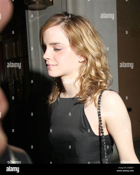 Emma Watson Leaving Her 18th Birthday Party Held At Automat Restaurant