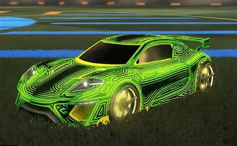 Rocket League Lime Jager 619 Rs Design With Bubbly And Lime Gripstride Hx