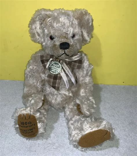 10and Seated 100th Anniversary Teddy Bear 2002 Golden Bear Co Stuffed