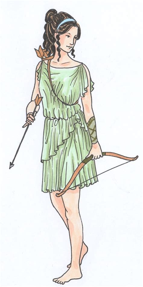 Artemis Immortal Goddess Of The Hunt By Dean Stewart.
