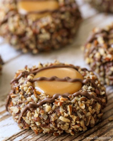 Turtle Thumbprint Cookies