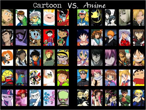 If There Was A Cartoons Vs Anime Game Off Topic Comic Vine