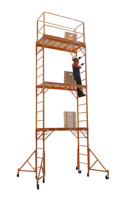 18 Ft High Rolling Scaffold Tower Story 1000 Lbs Capacity