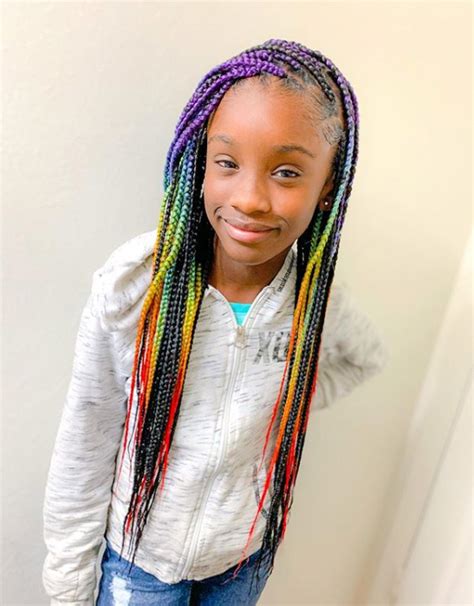 20 Toddler Box Braids With Beads Fashion Style