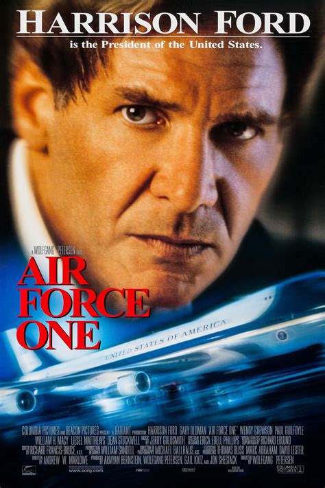 If you're in the mood for a good action movie or a film that thrills air force one will deliver that. Air Force One (1997) - Posters — The Movie Database (TMDb)