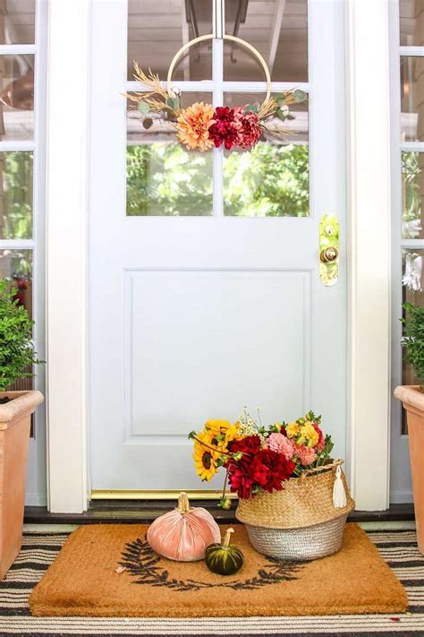 Fall Hoop Wreath A 15 Minute Diy Project Fall Decor Home Decor Tips