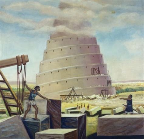 Building The Tower Of Babel Vittorio Bianchini Poster Print Item