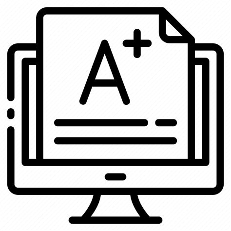 Education Exam Examination Learning Online Result Test Icon