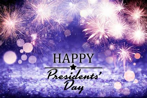 Happy President`s Day Federal Holiday Festive Background With